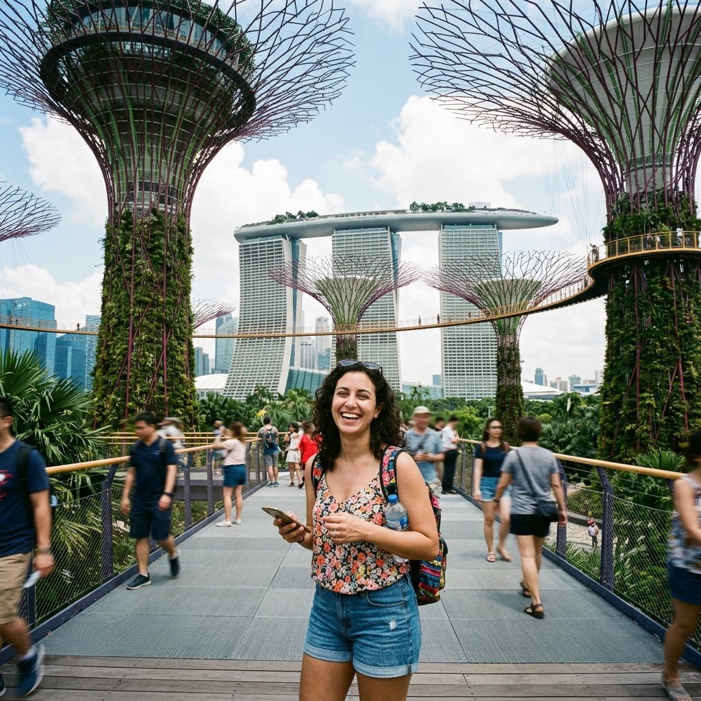 Singapore Gardens by the Bay & Marina Bay